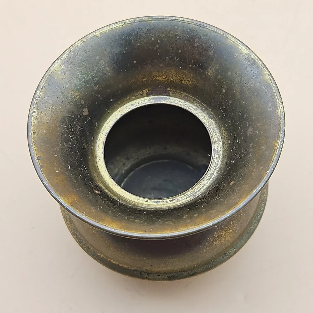 Vintage Home Decorative Small Indoor Solid Brass Spittoon Cuspidor Bowl 3